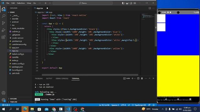 React Native View/Text Components смотреть онлайн