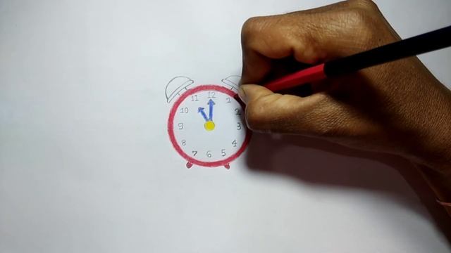 How to draw an alarm clock | Alarm clock drawing | Clock drawing step by step | смотреть онлайн