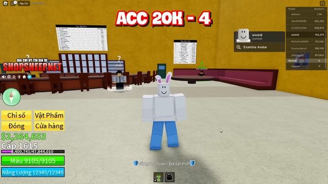 "RANDOM 10 ACC BLOX FRUITS 20K TRONG SHOPSHEEP.NET" - ROBLOX | Sheep смотреть онлайн