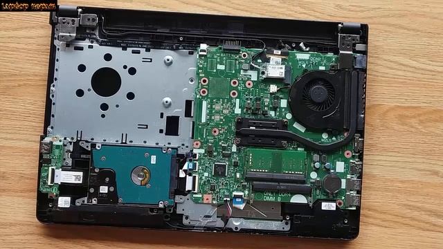Dell Vostro 15 3568 Disassembly and fan cleaning -Laptop repair смотреть онлайн