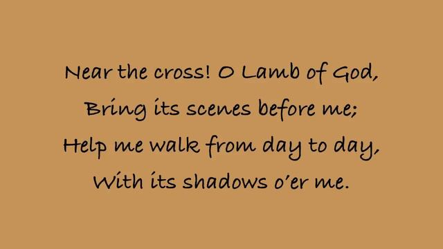 Jesus Keep Me Near the Cross (In the Cross) - Piano with Lyrics смотреть онлайн