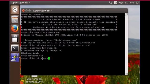 Configuring the Syslog Server смотреть онлайн