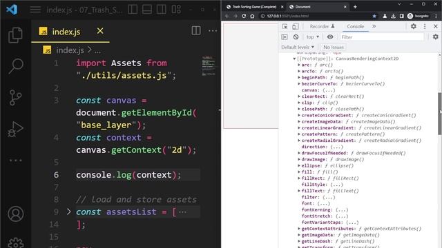 Drawing images using HTML5 canvas(Part 1) - Trash Sorting Game (HTML,CSS & JS - Beginner) смотреть онлайн