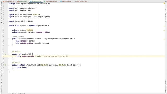 Swipe View using ViewPager | Android Studio | Java смотреть онлайн