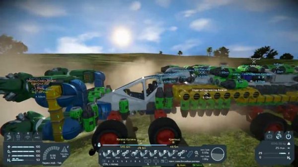 Space Engineers Строим Колесный Атмосферный бур