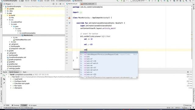 Chapter 2: Android Kotlin Tutorial - Conditions смотреть онлайн