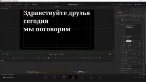 Всплывающий текст в Давинчи Резолв для новичков