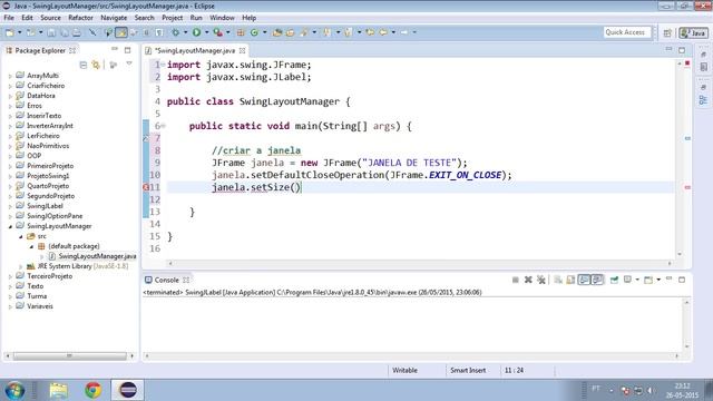 073 Java nivel basico Exemplo do conceito de layout manager смотреть онлайн