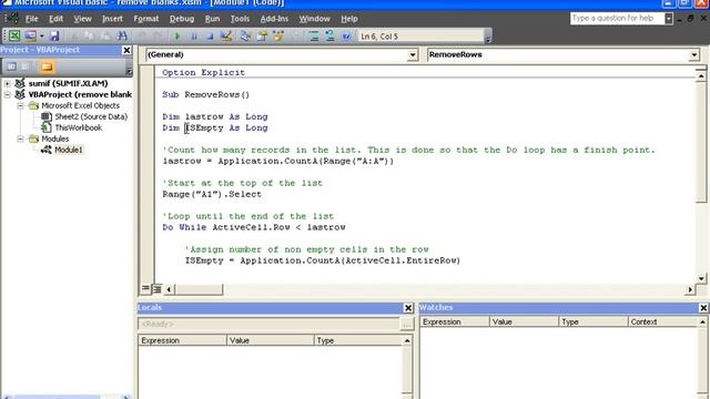 Macro to Remove Blank Rows in a Spreadsheet смотреть онлайн