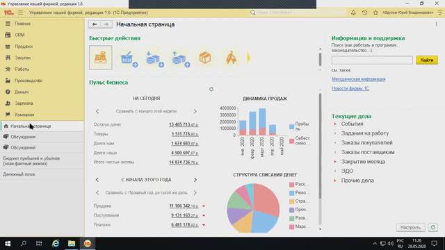 Обзор программ 1С для управленческого учёта смотреть онлайн