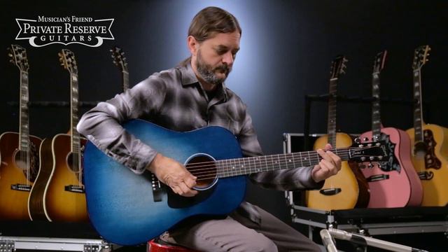 Gibson 2018 Limited Edition J-45 Denim Blue Acoustic-Electric Guitar смотреть онлайн