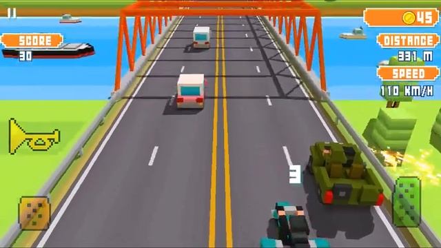 Blocky Highway By DogByte Games Gameplay HD Android Iis Walkthrough смотреть онлайн