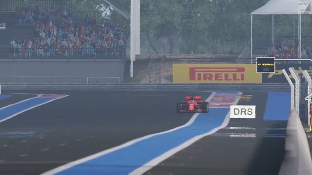 F1 2019 Game - French GP - Sebastian Vettel Career Mode - Race Highlights смотреть онлайн