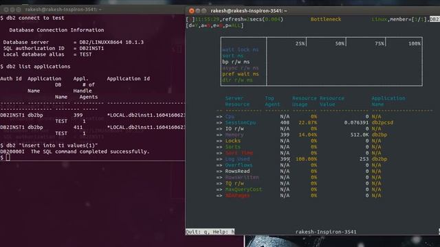 DB2 Transaction log смотреть онлайн