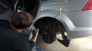 Форд Фокус 2  - Легкий ремонт арки.