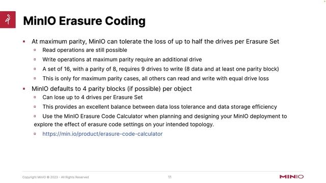 Overview of MinIO Erasure Coding смотреть онлайн