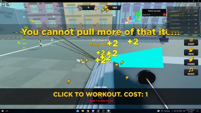 ROBLOX Strongman Simulator SCRIPT AUTO PULL (2021) смотреть онлайн