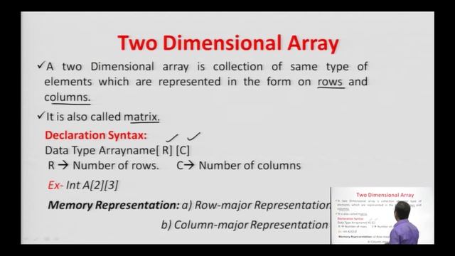 Data Structures Address Calculation in 1D & 2D Array | AKTU Digital Education смотреть онлайн
