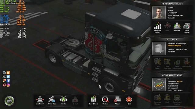 Euro Truck Simulator 2 | i7 2600 - GTX 760 - 16 GB RAM смотреть онлайн