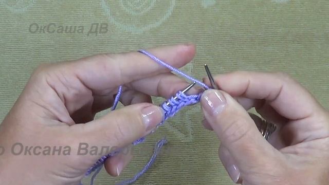 Красивый наборный край спицами #2. Вяжем с Оксаной Валерьевной. смотреть онлайн