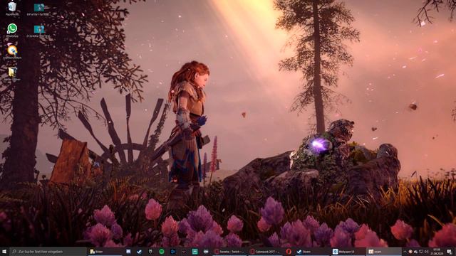 Horizon Zero Dawn Sakura Wallpaper Engine смотреть онлайн