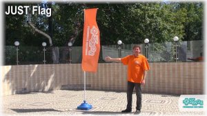 Мобильный раздвижной флагшток JUST Flag 3 метра