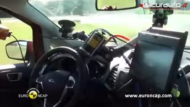 Ford Ecosport Euro NCAP Crash test ESC test 2 смотреть онлайн