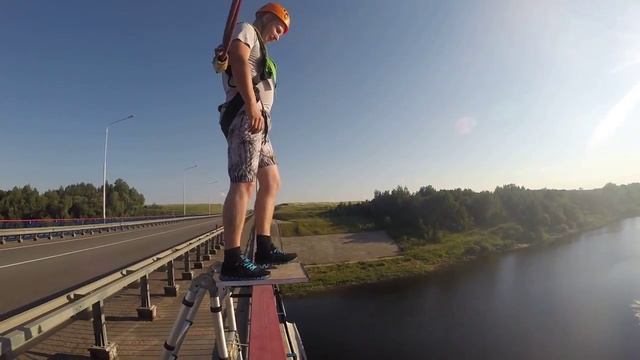 Прыжок с моста, Витебск 05.07.2015. смотреть онлайн