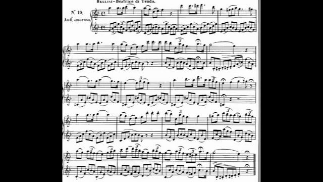 Metodo de Flauta Galli pag 52 N 19 Belline beatrice di tenda смотреть онлайн