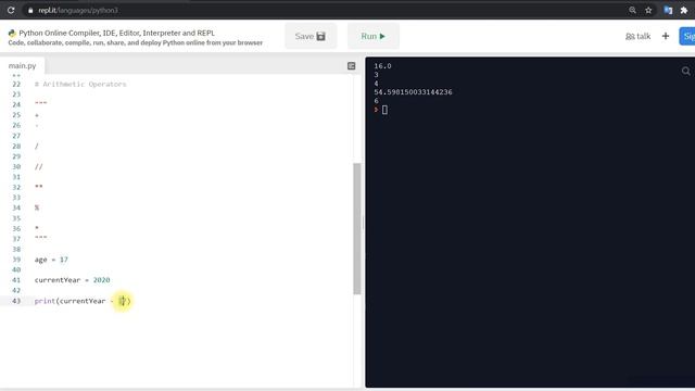 Math Module, Operators & Type Conversion смотреть онлайн