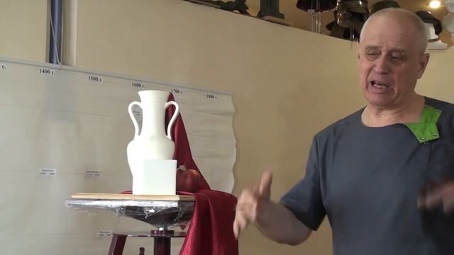 Подготовка к лепке рельефа натюрморта (Уроки скульптуры и рисунка) смотреть онлайн