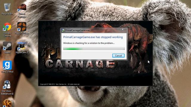 Primal Carnage startup error смотреть онлайн