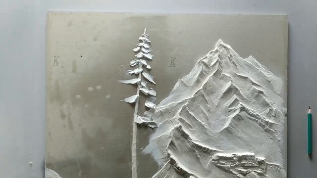 Барельеф "пейзаж" 2 часть. Bas-relief "landscape" 2 part смотреть онлайн