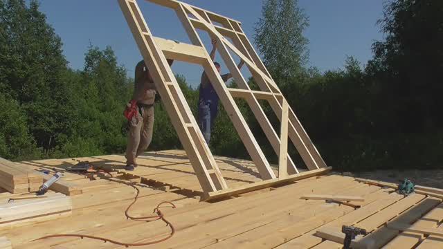 Каркасные стены своими руками. Помогаю другу строить дом. смотреть онлайн