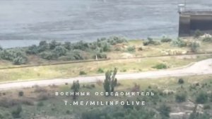 Кадры затопления района Каховской ГЭС 16.06.23/Footage of flooding Kakhovskaya HPP area