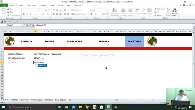 APLIKASI KREDIT EXCEL PART 05 смотреть онлайн