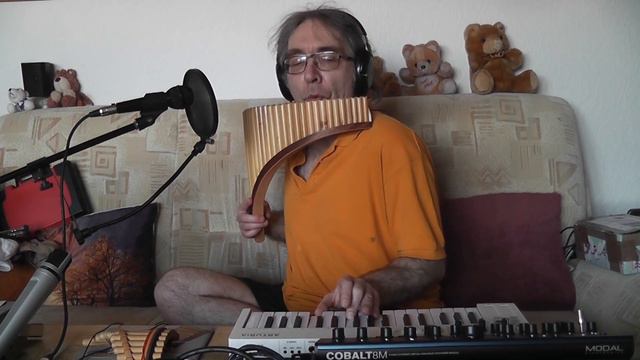 first playing on my new panpipe from Music Plaschke together with MODAL COBALT8M as background смотреть онлайн