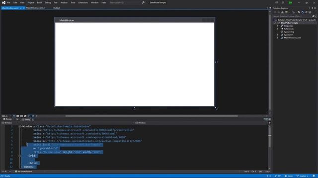 How do I create a WPF Date Picker Temple in C# смотреть онлайн