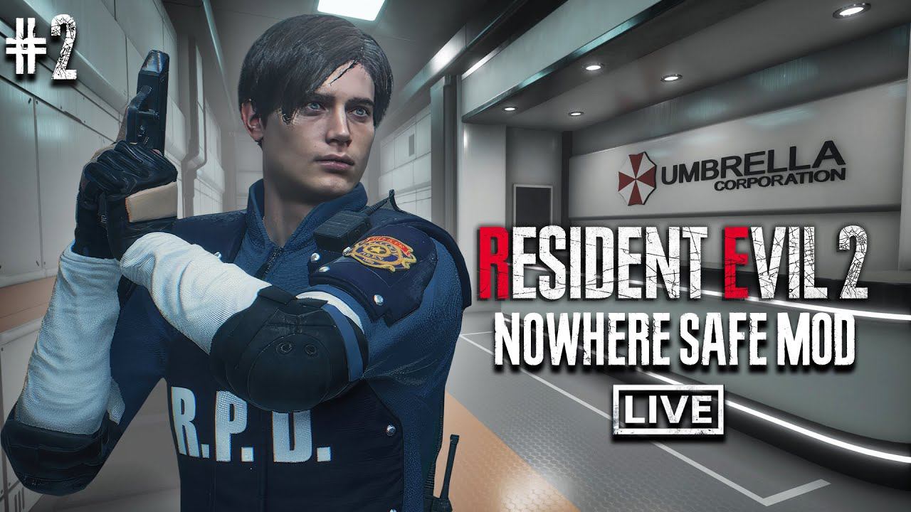 Resident Evil 2 Remake ►Nowhere Safe MOD (Леон Кеннеди - Хардкор) #2 смотреть онлайн