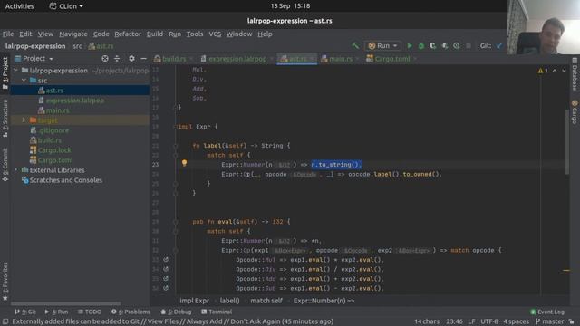 Визуализируем грамматику компилятора смотреть онлайн