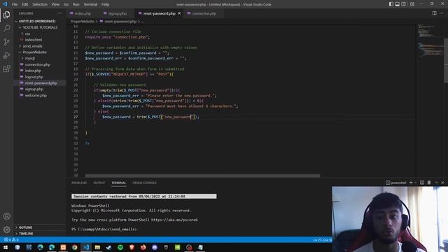 How to Create a Reset Password in PHP and MySQL смотреть онлайн