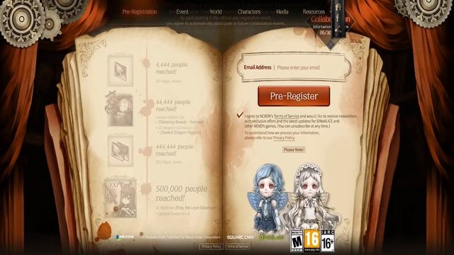 SinOAlice: Pre-Register Event/Global Character Profiles/Intros смотреть онлайн