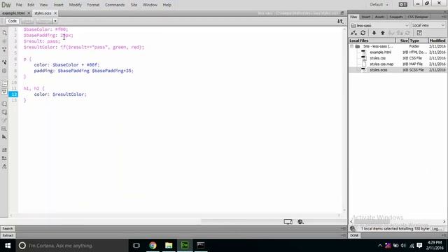 Operators in SASS ( PART - 20 - Learn LESS and SASS with CSS ) смотреть онлайн
