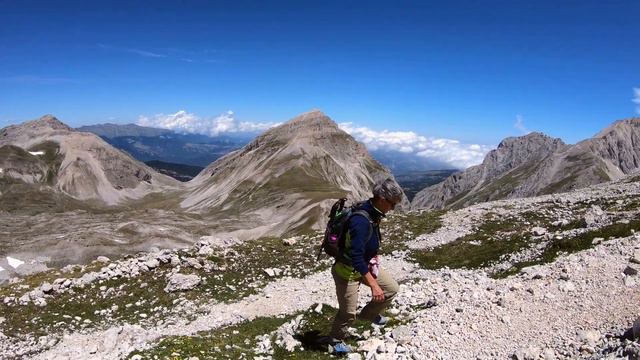 Gran Sasso Pizzo Cefalone e cima Giovanni Paolo II смотреть онлайн