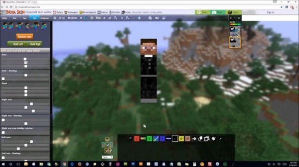 Minecraft - How to Make a Custom Skin Using Nova Skin Editor