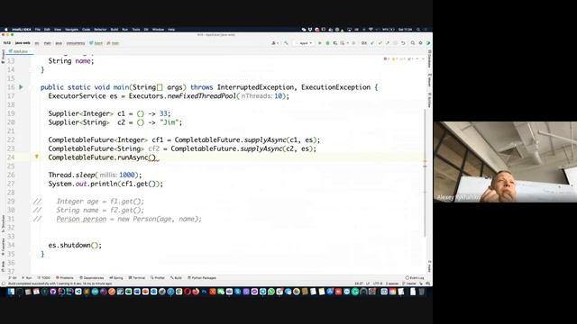 17 Completable future, ThreadLocal, Deadlock and Livelock Java Memory Model 04 09 2021 смотреть онлайн