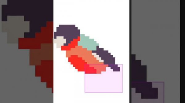 Снегирь #short #short #art #draw #digital #bird #cute #little #live #nature #animals #red