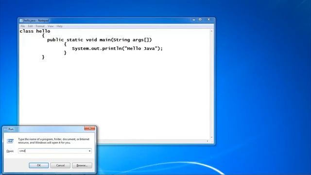 Compile and Run Java Program With JDK Command Prompt Tutorial # 3 смотреть онлайн