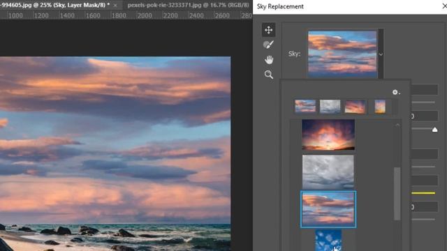 1 Click - Sky Replacement in Photoshop 2021 | New Features | PS#02 смотреть онлайн