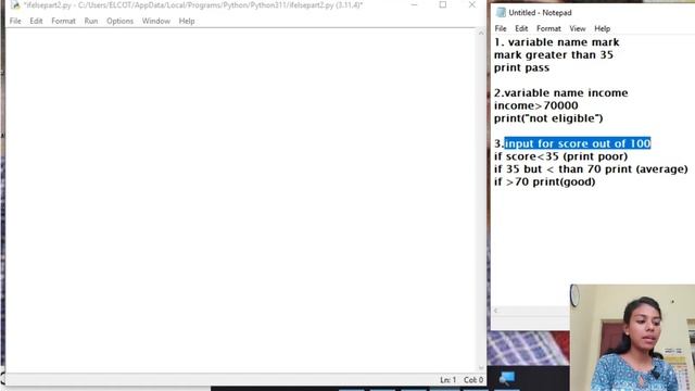 IF ELSE in python programming explained ?|elif in python| Python tutorial for beginners in tamil смотреть онлайн